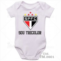 Body Bebê Sou Tricolor São Paulo