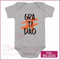 Body Bebê Gratidão - BG2232