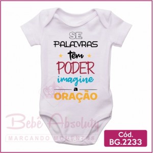 Body Bebê Oração - BG2233